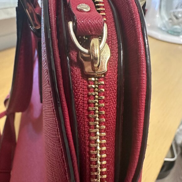 Kate Spade Red Round Top Medium Satchel - Picture 7 of 10